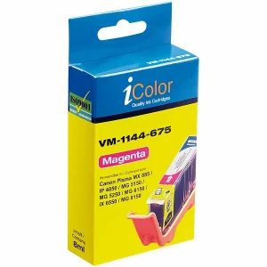 IColor Patrone Für CANON (ersetzt CLI-526M), Magenta Mit CHIP 6
