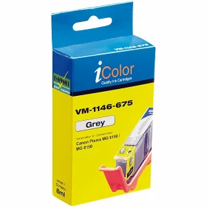 IColor ColorPack CANON (ersetzt PGI-525BK/CLI-526BK/C/M/Y/GY) Mit Chip 28