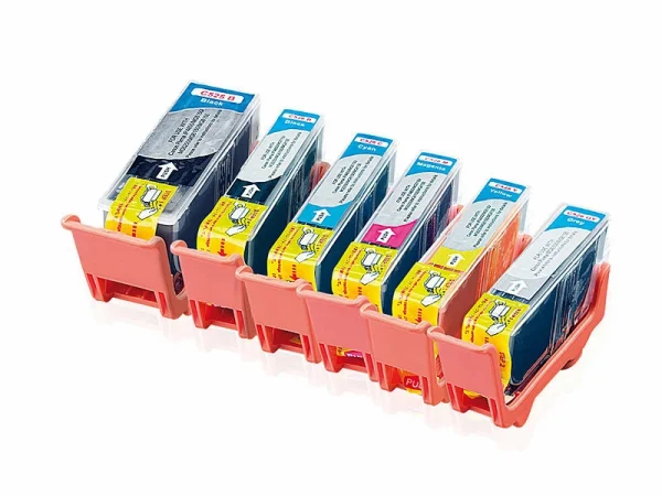 IColor ColorPack CANON (ersetzt PGI-525BK/CLI-526BK/C/M/Y/GY) Mit Chip 1