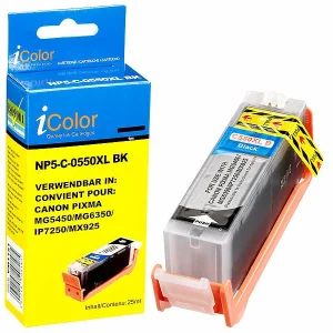IColor Tintenpatrone ColorPack Canon (ersetzt PGI-550 BK / CLI-551 BK/C/M/Y) 21