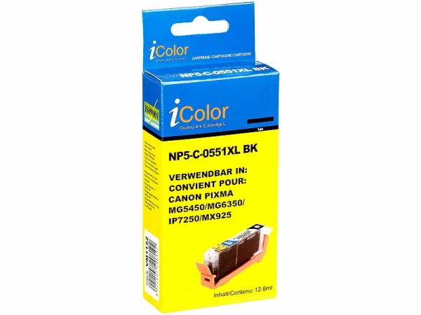 IColor Tintenpatrone ColorPack Canon (ersetzt PGI-550 BK / CLI-551 BK/C/M/Y) 13