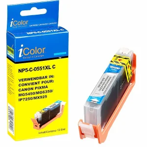IColor Tintenpatrone ColorPack Canon (ersetzt PGI-550 BK / CLI-551 BK/C/M/Y) 23