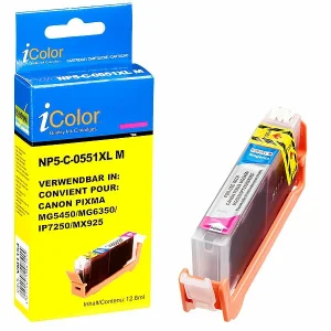 IColor Tintenpatrone ColorPack Canon (ersetzt PGI-550 BK / CLI-551 BK/C/M/Y) 25