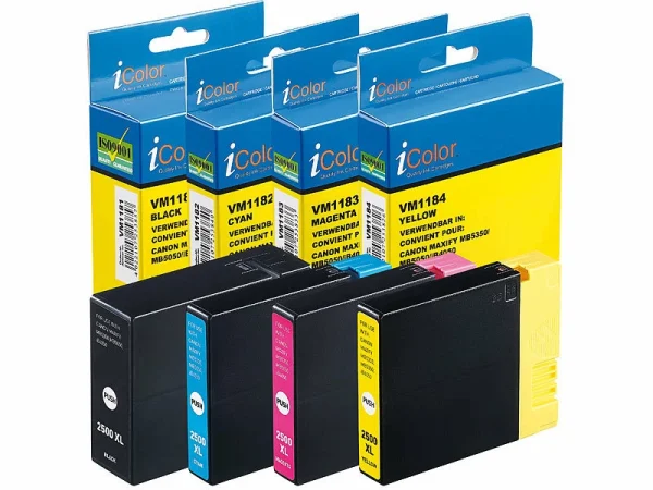 IColor ColorPack Für CANON (ersetzt PGI-2500XL), BK/C/M/Y 1
