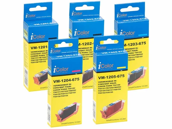 IColor ColorPack Canon (ersetzt PGI-580BK/CLI-581BK/C/M/Y XXL) 3