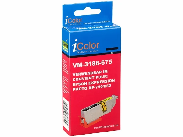IColor ColorPack Für Epson (ersetzt T2438 / 24XL), BK/C/M/Y/LC/LM 5