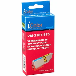 IColor ColorPack Für Epson (ersetzt T2438 / 24XL), BK/C/M/Y/LC/LM 20