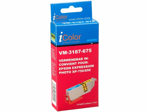 IColor ColorPack Für Epson (ersetzt T2438 / 24XL), BK/C/M/Y/LC/LM 6