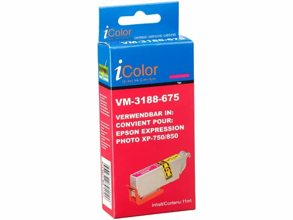 IColor ColorPack Für Epson (ersetzt T2438 / 24XL), BK/C/M/Y/LC/LM 10