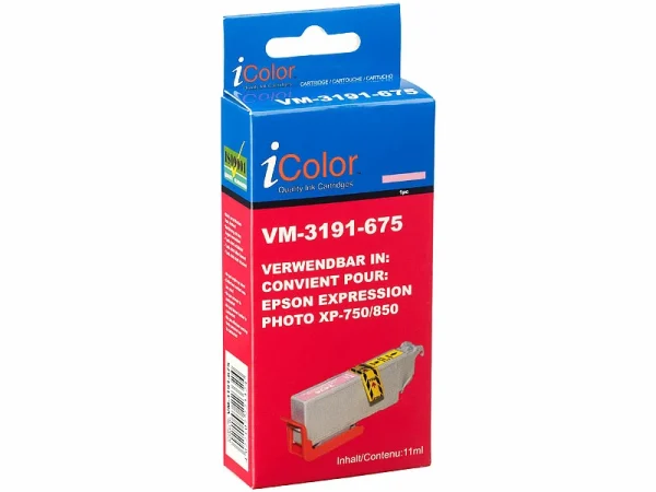 IColor ColorPack Für Epson (ersetzt T2438 / 24XL), BK/C/M/Y/LC/LM 11