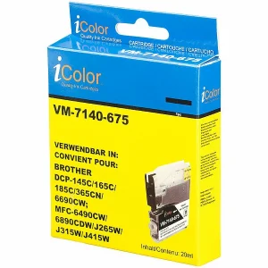IColor ColorPack Für Brother (ersetzt LC980/LC1100), BK/C/M/Y 21