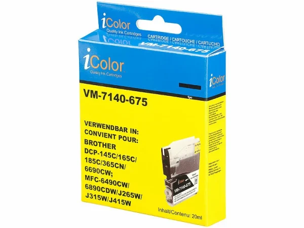 IColor ColorPack Für Brother (ersetzt LC980/LC1100), BK/C/M/Y 7