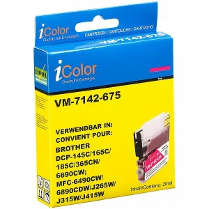 IColor ColorPack Für Brother (ersetzt LC980/LC1100), BK/C/M/Y 25