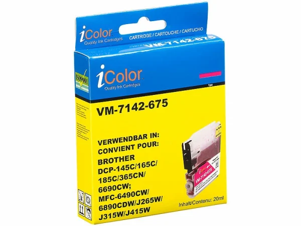 IColor ColorPack Für Brother (ersetzt LC980/LC1100), BK/C/M/Y 9
