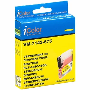 IColor ColorPack Für Brother (ersetzt LC980/LC1100), BK/C/M/Y 27