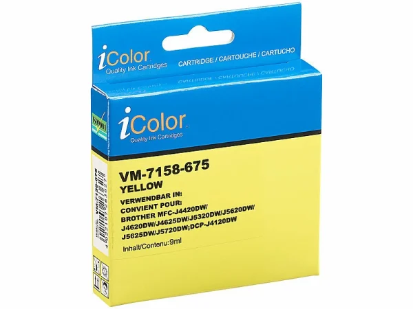 IColor Colorpack Für Brother (ersetzt LC-223), BK/C/M/Y 12