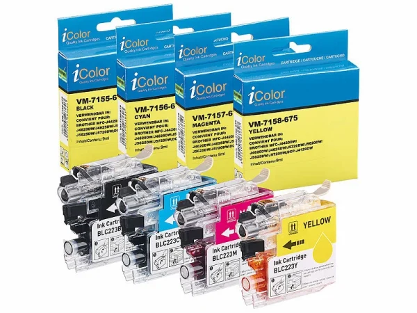 IColor Colorpack Für Brother (ersetzt LC-223), BK/C/M/Y 1
