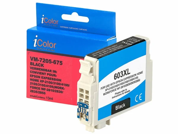 IColor Tinten-Patronen-Pack Für Epson-Drucker (ersetzt C13T03A24010 / 603XL) 5