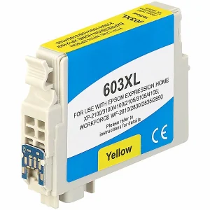 IColor Tintenpatrone Für Epson-Drucker (ersetzt C13T03A44010 / 603XL), Yellow 7