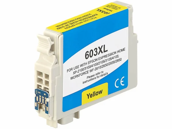 IColor Tintenpatrone Für Epson-Drucker (ersetzt C13T03A44010 / 603XL), Yellow 3