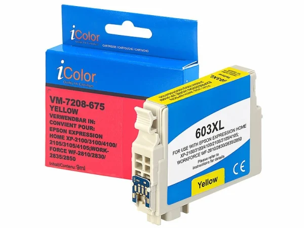 IColor Tinten-Patronen-Pack Für Epson-Drucker (ersetzt C13T03A24010 / 603XL) 7