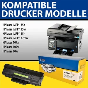 IColor Kompatibler Toner Für HP Laser MFP135a/w/r, HP Laser 107a/w/r, Schwarz 13