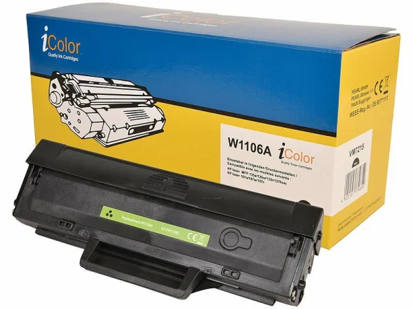IColor Kompatibler Toner Für HP Laser MFP135a/w/r, HP Laser 107a/w/r, Schwarz 6
